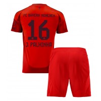 Echipament fotbal Bayern Munich Joao Palhinha #16 Tricou Acasa 2024-25 pentru copii maneca scurta (+ Pantaloni scurti)